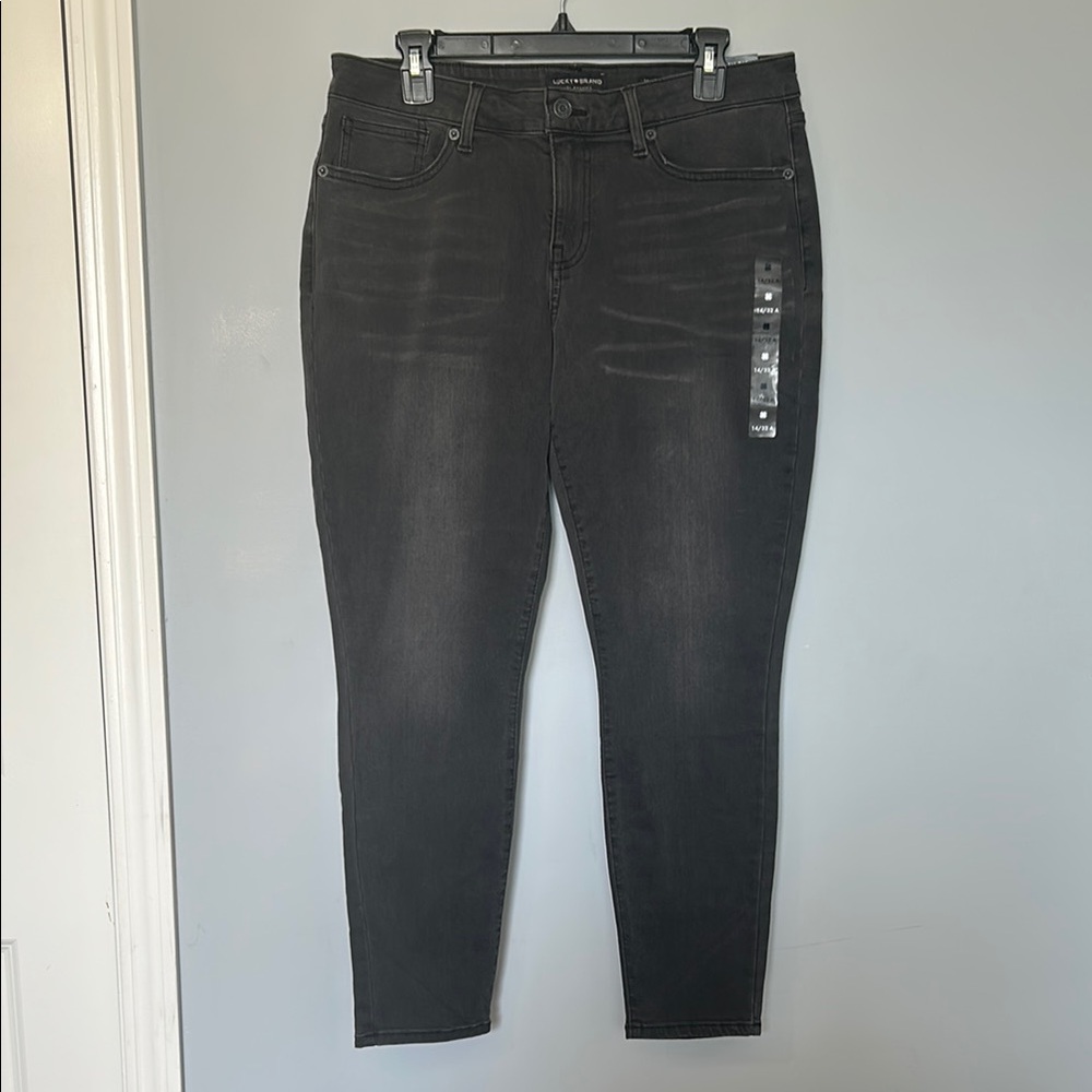 NWT Lucky Brand Women's Lolita Skinny Jeans - Black size 14